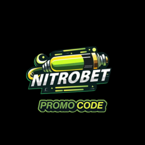 Nitrobet promo code logo with a modern design.