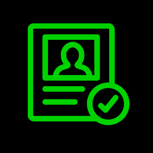 Visual representation of the user profile verification process on the Nitrobet app, including steps to confirm identity.